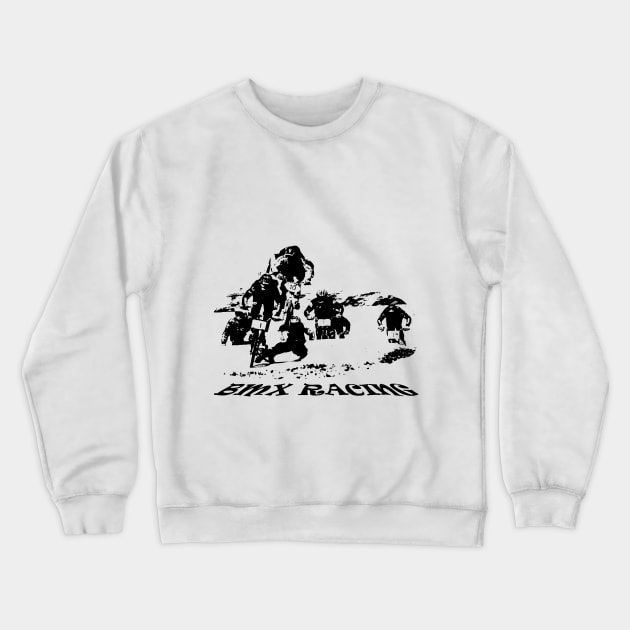 bmx Crewneck Sweatshirt by rickylabellevie